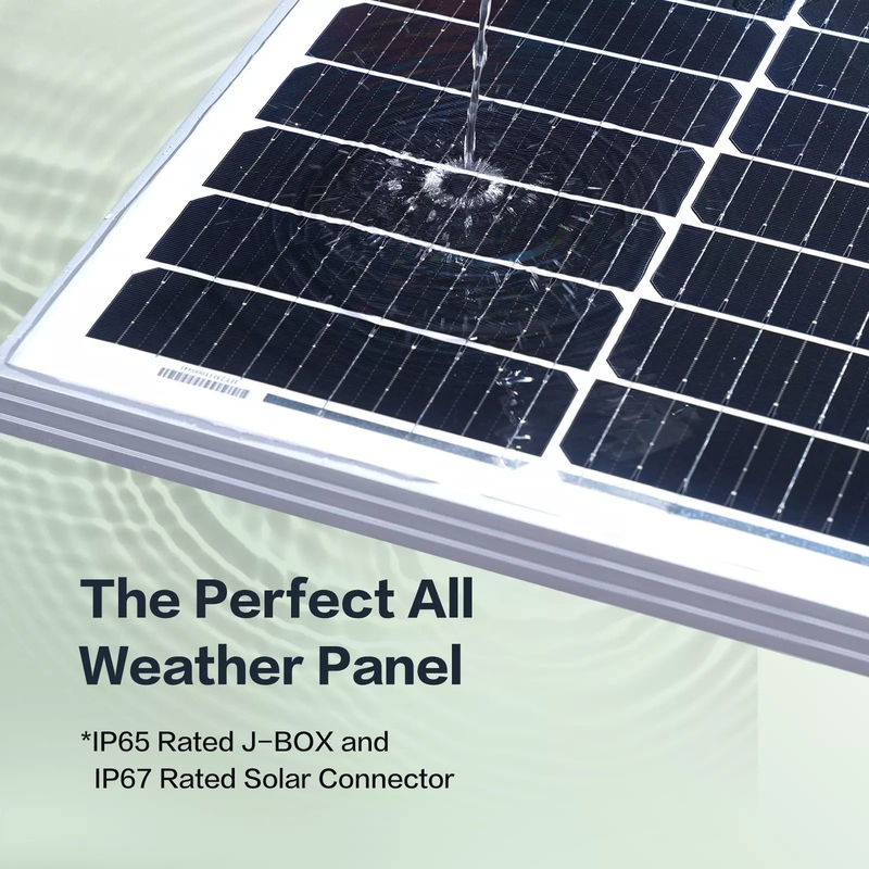 12v pannello solare 100w batteria caricabatterie Mono Home Off Grid RV Camper Barca Caravan
