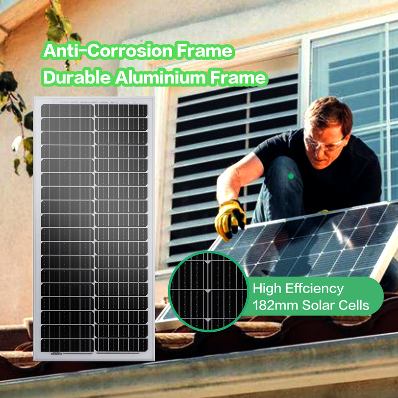 12v pannello solare 120w Mono Off Grid Power per RV Campervan Barca Caravan Campervan