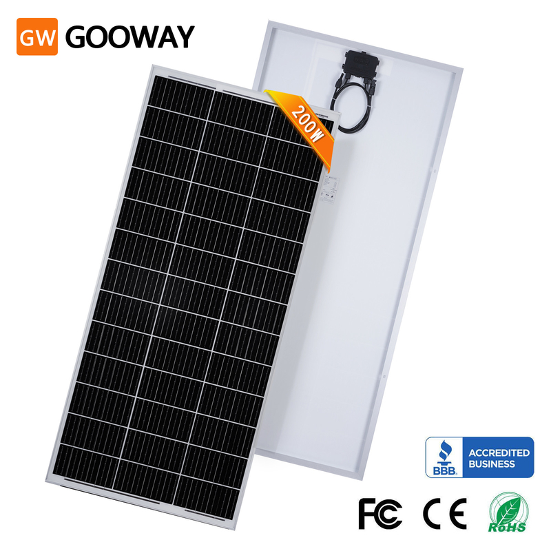 200w pannello solare 12v Mono Off Grid Power per RV Campervan Barca Caravan Campervan