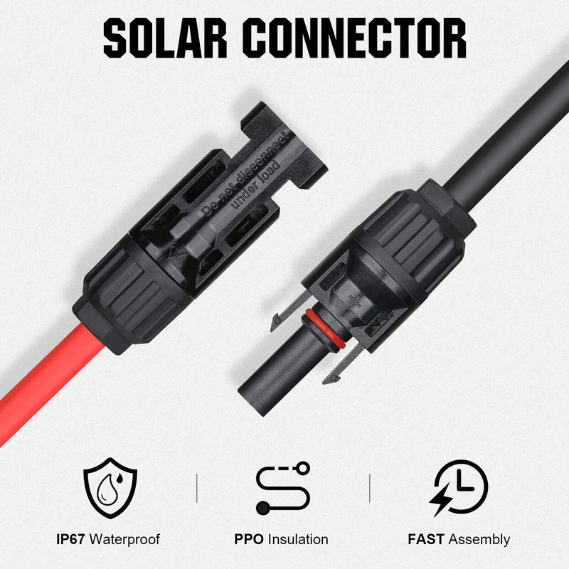 200w 400w 800w Kit di pannelli solari 12v con supporti di montaggio RV Caravan Camper Van