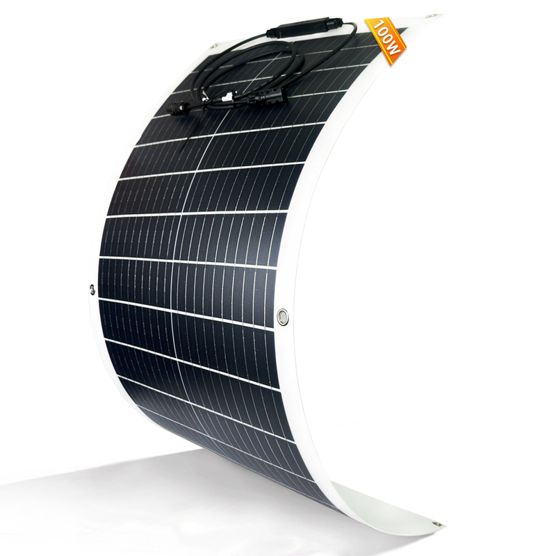 100w pannello solare flessibile 12v per caravan RV cabina barca casa camper van shed uk