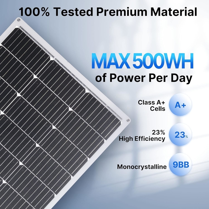 100w pannello solare flessibile 12v per caravan RV cabina barca casa camper van shed uk