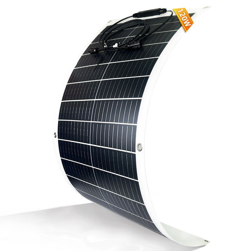 120w pannello solare flessibile 12v mono batteria per RV barca caravan marina camper