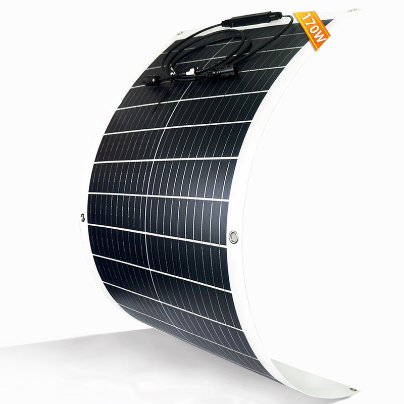 170w 200w pannello solare flessibile 12v per caravan RV barca camper Van Marine Shed Uk
